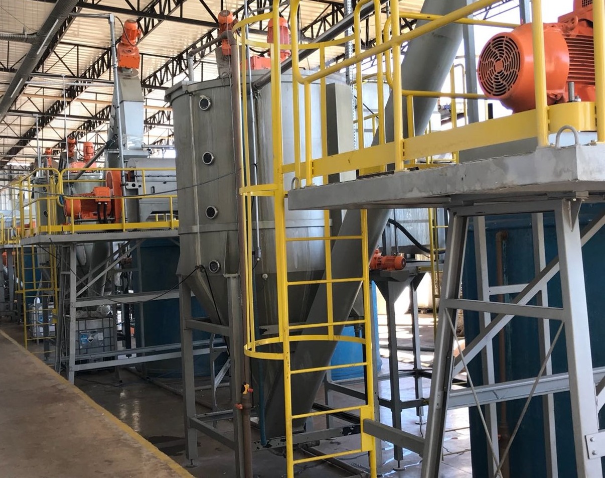 Linha industrial da Fitebaldi
